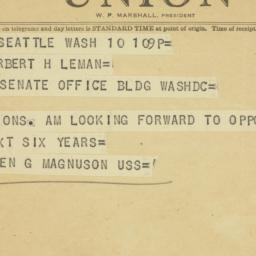 Letter: 1950 November 10