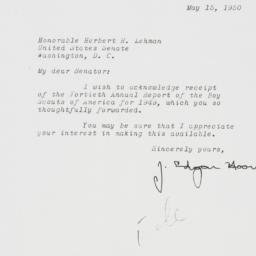 Letter: 1950 May 15
