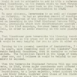 Letter: 1952 October 6