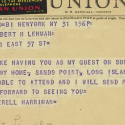 Speech: 1952 July 31