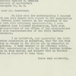 Letter: 1951 February 2