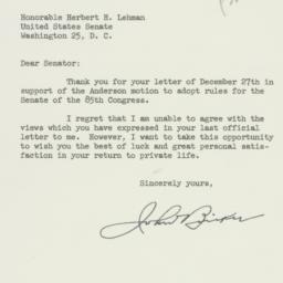 Letter: 1957 January 4