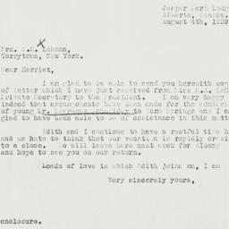 Letter: 1939 August 4