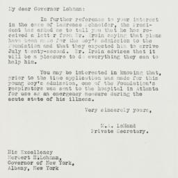 Letter: 1939 July 26