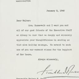 Letter: 1940 January 3