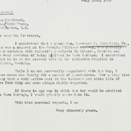 Letter: 1939 July 15