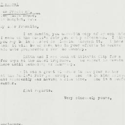 Letter: 1940 May 12