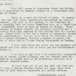 Letter: 1957 December 13