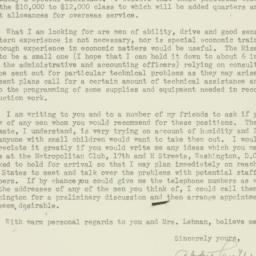 Letter: 1950 July 25