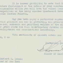 Letter: 1938 November 9