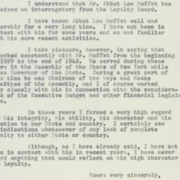 Letter: 1954 June 19