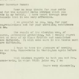 Letter: 1950 November 14
