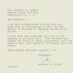 Letter: 1955 January 26