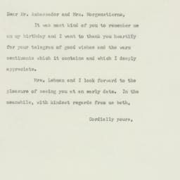 Letter: 1953 April 6