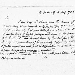 Document, 1786 August 10