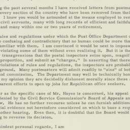 Letter: 1954 May 25