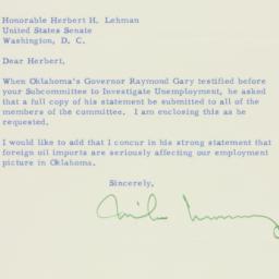 Letter: 1955 March 18