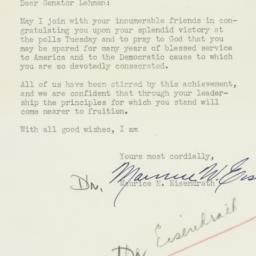 Letter: 1949 November 10