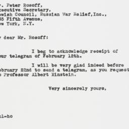 Letter: 1942 February 13
