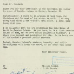 Letter: 1952 December 4