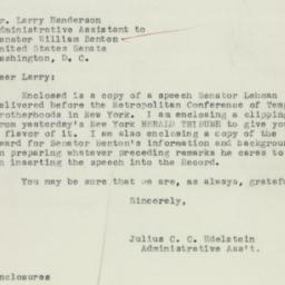 Letter: 1950 April 11