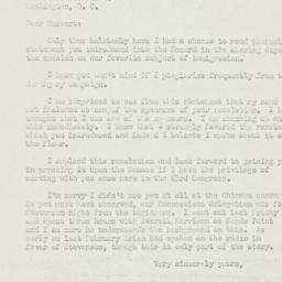Letter: 1952 August 6