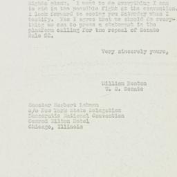 Letter: 1952 July 15