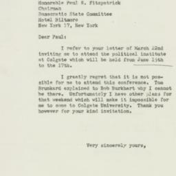 Letter: 1950 April 5