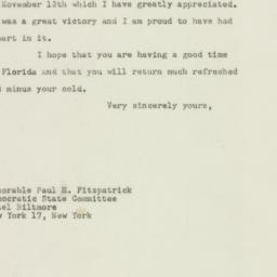 Letter: 1948 November 16