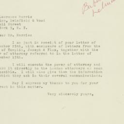 Letter: 1947 September 29
