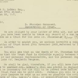 Letter: 1947 June 2