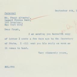 Letter: 1935 September 4