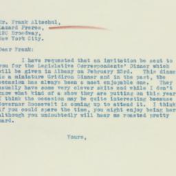 Letter: 1933 February 9