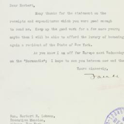 Letter: 1937 July 7