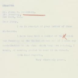 Letter: 1936 June 19