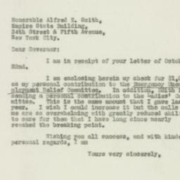 Letter: 1931 October 29