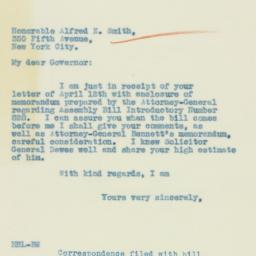 Letter: 1933 April 13