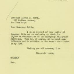 Letter: 1930 December 15