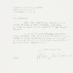 Letter: 1956 February 2