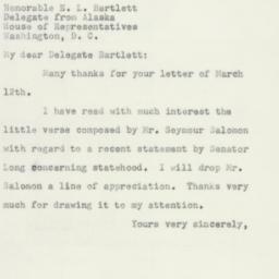 Letter: 1952 March 25