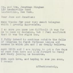 Letter: 1956 August 29