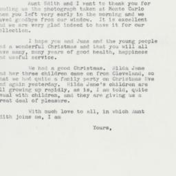 Letter: 1959 December 26