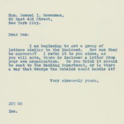 Letter: 1933 May 4