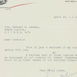 Letter: 1934 April 10