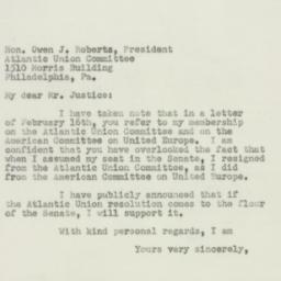 Letter: 1950 March 14