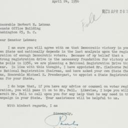 Letter: 1956 April 24