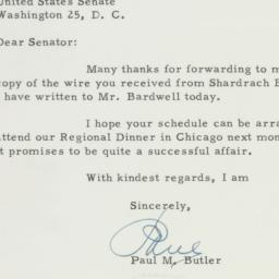 Letter: 1955 October 27