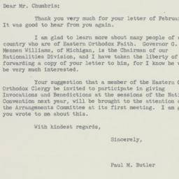 Letter: 1955 March 2