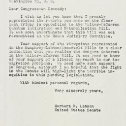 Letter: 1952 April 28