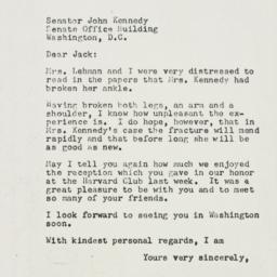 Letter: 1955 November 20
